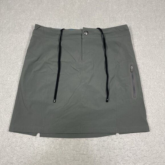 Columbia Skort Womens 8/40 Gray Night Wave Omni-Shade Active Fit Jupe-Short NEW - Picture 1 of 10